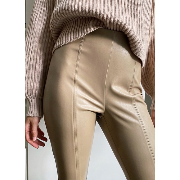 Aritzia Babaton Mace Skinny Vegan Leather Pants - Picture 3 of 6